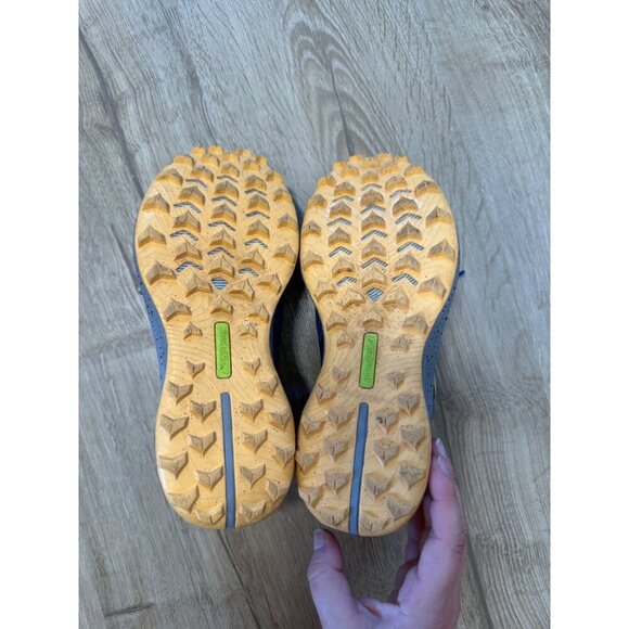 Saucony Women's Peregrine 12 Trail Running Shoe Navy/Gold 7.5 - Picture 7 of 8